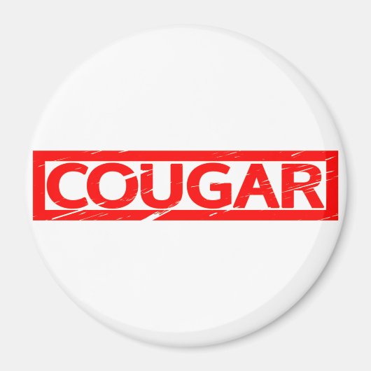 Cougar Stamp Magneet (Voorkant)