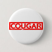 Cougar Stamp Ronde Button 5,7 Cm (Voorkant)