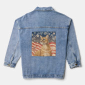 Cougar sterren en strepen denim jacket (Achterkant)