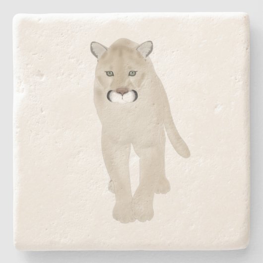 Cougar Stone Onderzetter (Voorkant)