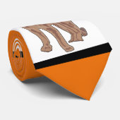 Cougar Team Mascot Football Basketball Baseball Stropdas (Opgerold)