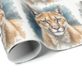 Cougar Verjaardag Humor Over The Hill Animal Cadeaupapier (Rol Hoek)