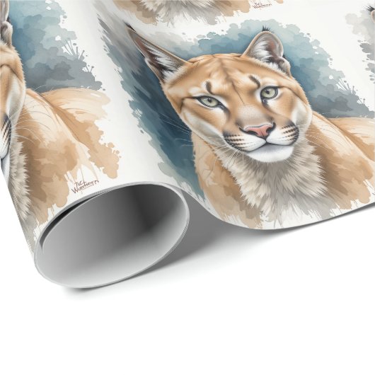 Cougar Verjaardag Humor Over The Hill Animal Cadeaupapier (Rol Hoek)