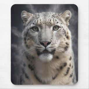 Cougar Wild Animal Elegant Dramatische Portretkuns Muismat