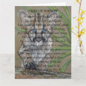 cougar wildlife - afbeelding voorkomt het lijden v kaart (Gele Bloem)