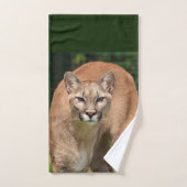 Cougar Wildlife Cat Bathroom Towel set Bad Handdoek (Handdoek)