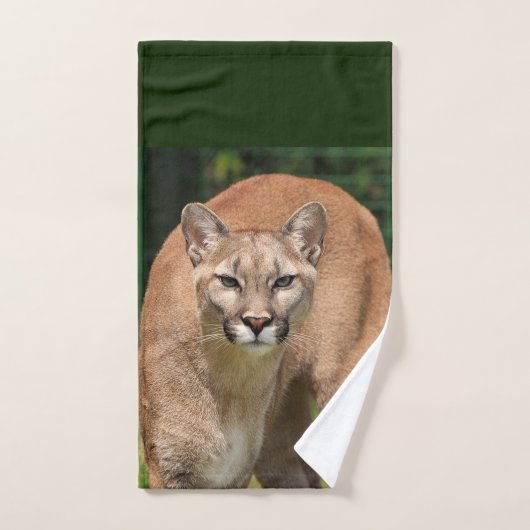 Cougar Wildlife Cat Bathroom Towel set Bad Handdoek (Handdoek)