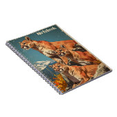 Cougars Bergleeuw Notitieboek (Rechterzijde)