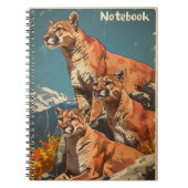 Cougars Bergleeuw Notitieboek (Voorkant)