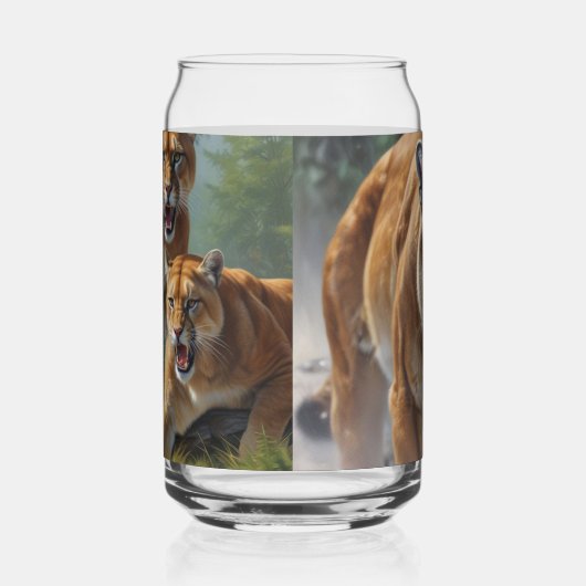 Cougars Blikvorm Glas (Rechts)