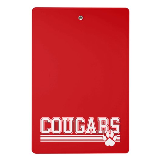 Cougars Mini Klembord (Achterkant)