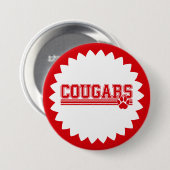 Cougars Pin Button (Voorkant /achterkant)