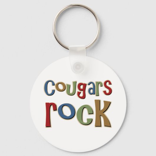 Cougars Rock Sleutelhanger (Voorkant)