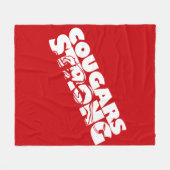 Cougars Strong Fleece Deken (Voorkant (Horizontaal))