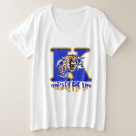 Cougars voor het leven grote maat t-shirt