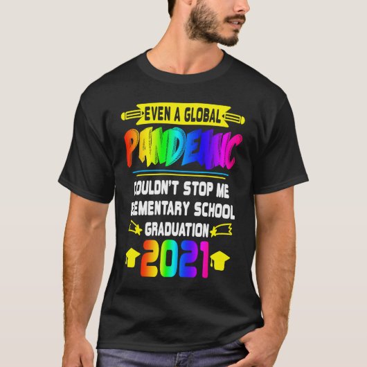 Couldn't Stop Me Elementary School Degree Graduati T-shirt (Voorkant)