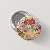 Couleur Printemps Ronde Button 3,2 Cm (Voorkant /achterkant)