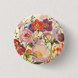 Couleur Printemps Ronde Button 3,2 Cm
