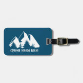 Couloir Season Rocks Bagagelabel (Voorkant horizontaal)