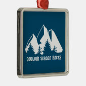 Couloir Season Rocks Metalen Ornament (Rechts)