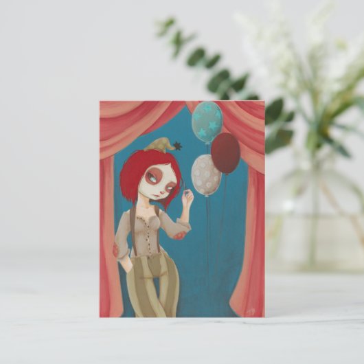 Coulrofobie - Slecht geklonken briefkaart (Staand voorkant)