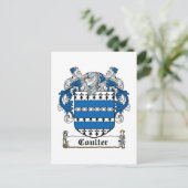 Coulter Family Crest Briefkaart (Staand voorkant)