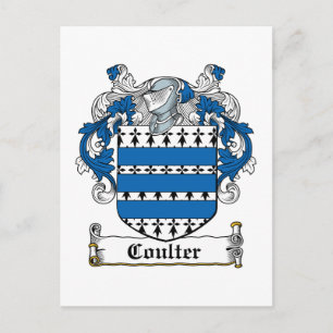 Coulter Family Crest Briefkaart