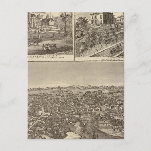 Council Bluffs Briefkaart (Voorkant)