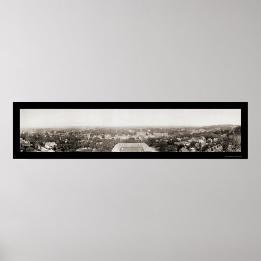 Council Bluffs Iowa Foto 1908 Poster (Voorkant)