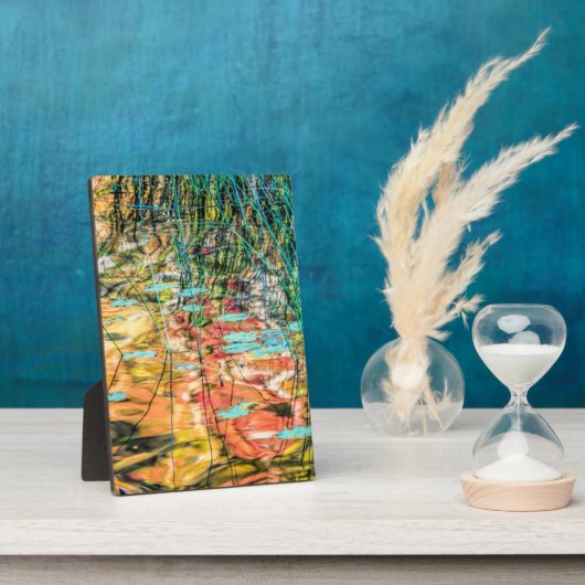 Council Lake in Hiawatha National Forest, Michigan Fotoplaat (Zijkant)