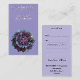 Council of Leaves | Mandala Afsprakenkaartje