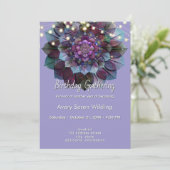 Council of Leaves | Mandala Art P&B Kaart (Staand voorkant)