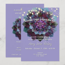 Council of Leaves | Mandala Art P&B Kaart