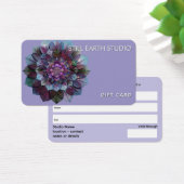 Council of Leaves | Mandala Art P&B Visitekaartje (Bureau)