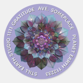 Council of Leaves | Mandala Ronde Sticker