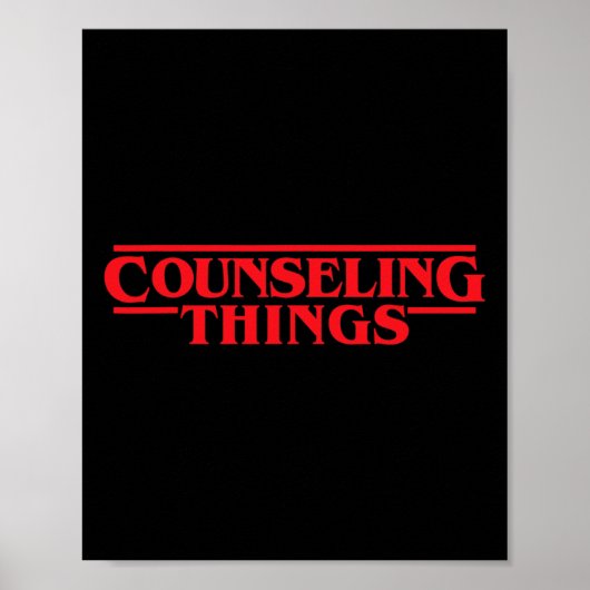 Counseling Dingen Leuke School Counselor Terug naa Poster (Voorkant)