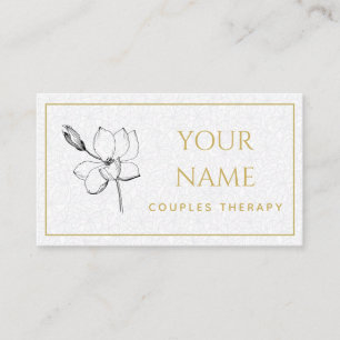 Counseling Drawn Natuur Psychotherapeut Bohemian Visitekaartje