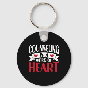 Counseling Is A Work Of Heart Terug naar school Co Sleutelhanger