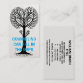 Counseling kan de gaten vullen visitekaartje (Voorkant / Achterkant)