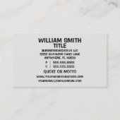 Counseling kan de gaten vullen visitekaartje (Achterkant)