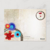Counseling / Kunsttherapie Briefkaart (Achterkant)