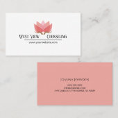 counseling, Life Coach, Therapie, Therapist, Visitekaartje (Voorkant / Achterkant)