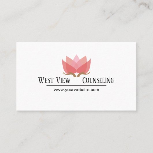 counseling, Life Coach, Therapie, Therapist, Visitekaartje (Voorkant)