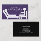 counseling, Life Coach, Therapie, Therapist, Visitekaartje (Voorkant / Achterkant)