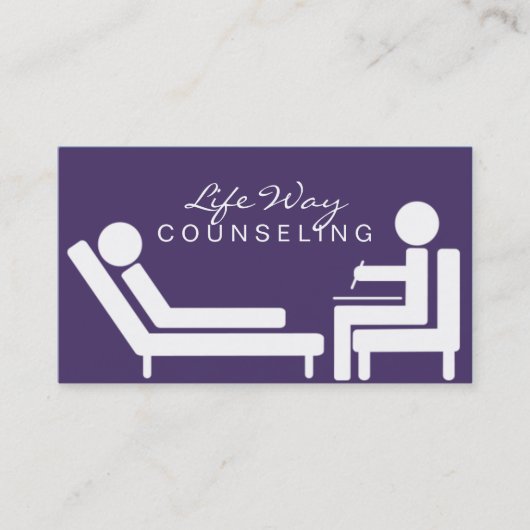counseling, Life Coach, Therapie, Therapist, Visitekaartje (Voorkant)