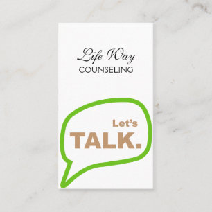 counseling, Life Coach, Therapie, Therapist, Visitekaartje
