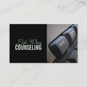 counseling, Life Coach, Therapie, Therapist, Visitekaartje