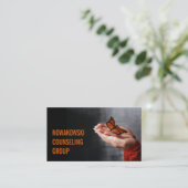 counseling, Life Coach, Therapie, Therapist, Visitekaartje (Staand voorkant)