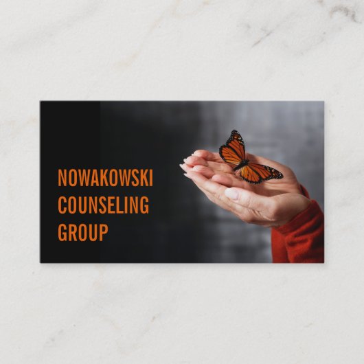 counseling, Life Coach, Therapie, Therapist, Visitekaartje (Voorkant)