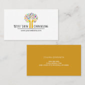 counseling, Life Coach, Therapie, Therapist, Visitekaartje (Voorkant / Achterkant)